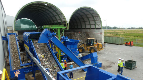 Eine Anlage für die Verwertung oder Beseitigung von Abfall 