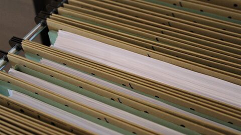 Hängeregister zur Aktenablage