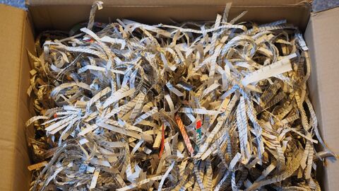 Geschreddertes Papier 