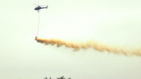 Kompensationskalkung mit dem Hubschrauber Kompensationskalkung mit dem Hubschrauber