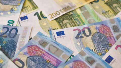 Viele verschiedene Eurobanknoten