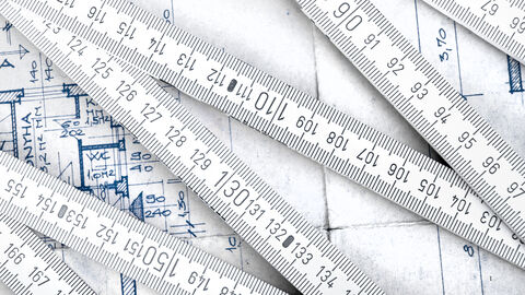 Bodenschutzrechtliche Belange im Baugenehmigungsverfahren Grundrissplan mit Gliedermaßstab