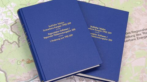 Sachlicher Teilplan erneuerbare Energien 2019 Abbildung des sachlichen Teilplans als gebundene Ausgabe