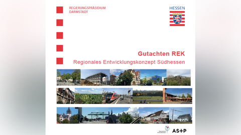 Regionales Entwicklungskonzept  Titelblatt des Gutachtens Regionales Entwicklungskonzept Südhessen
