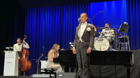 Musiker auf der Bühne