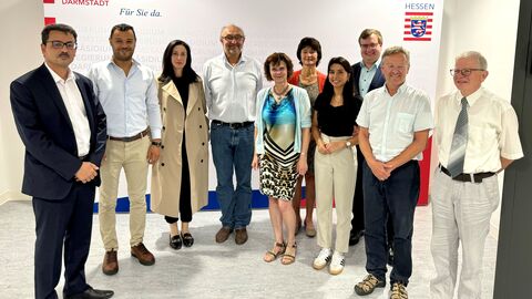 Tunesische Delegation Gruppe von Menschen